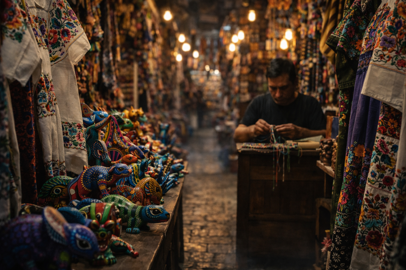 Mercado artesanal de Coyoacán